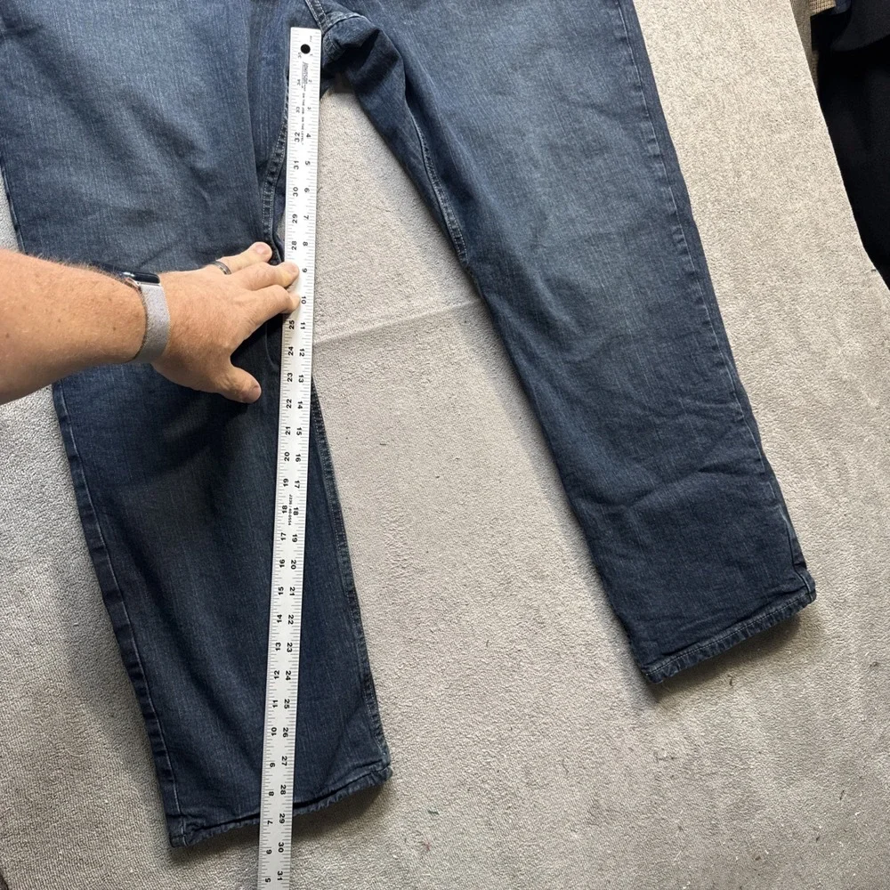 Eddie Bauer H2Low Flex Flannel Lined Jeans Classic Fit Straight Leg‎ 42x30